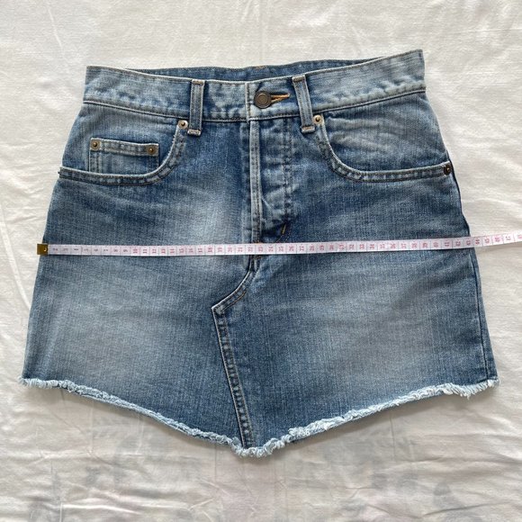 Saint Laurent (YSL), Denim Skirt - Picture 10 of 11